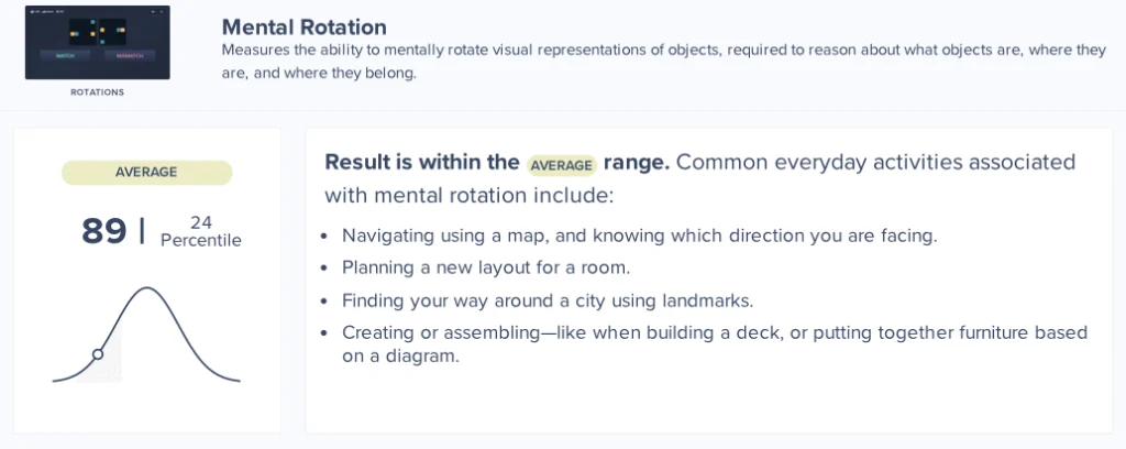 cognitive treatments mental rotation tampa